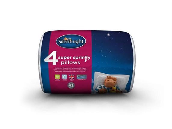 Silentnight Super Springy Pillow 4 Pack